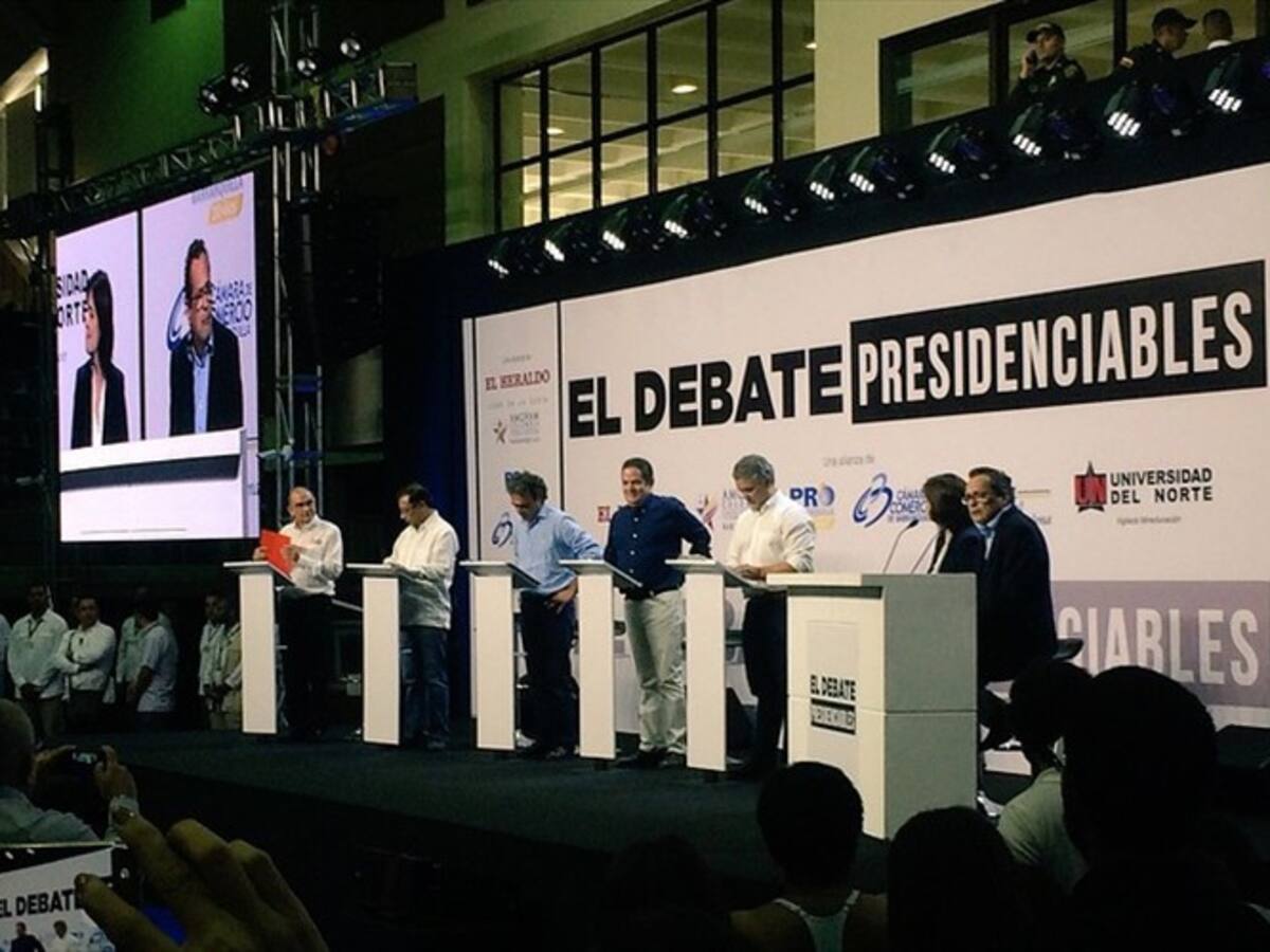 Algunas reacciones del debate presidencial en el Caribe