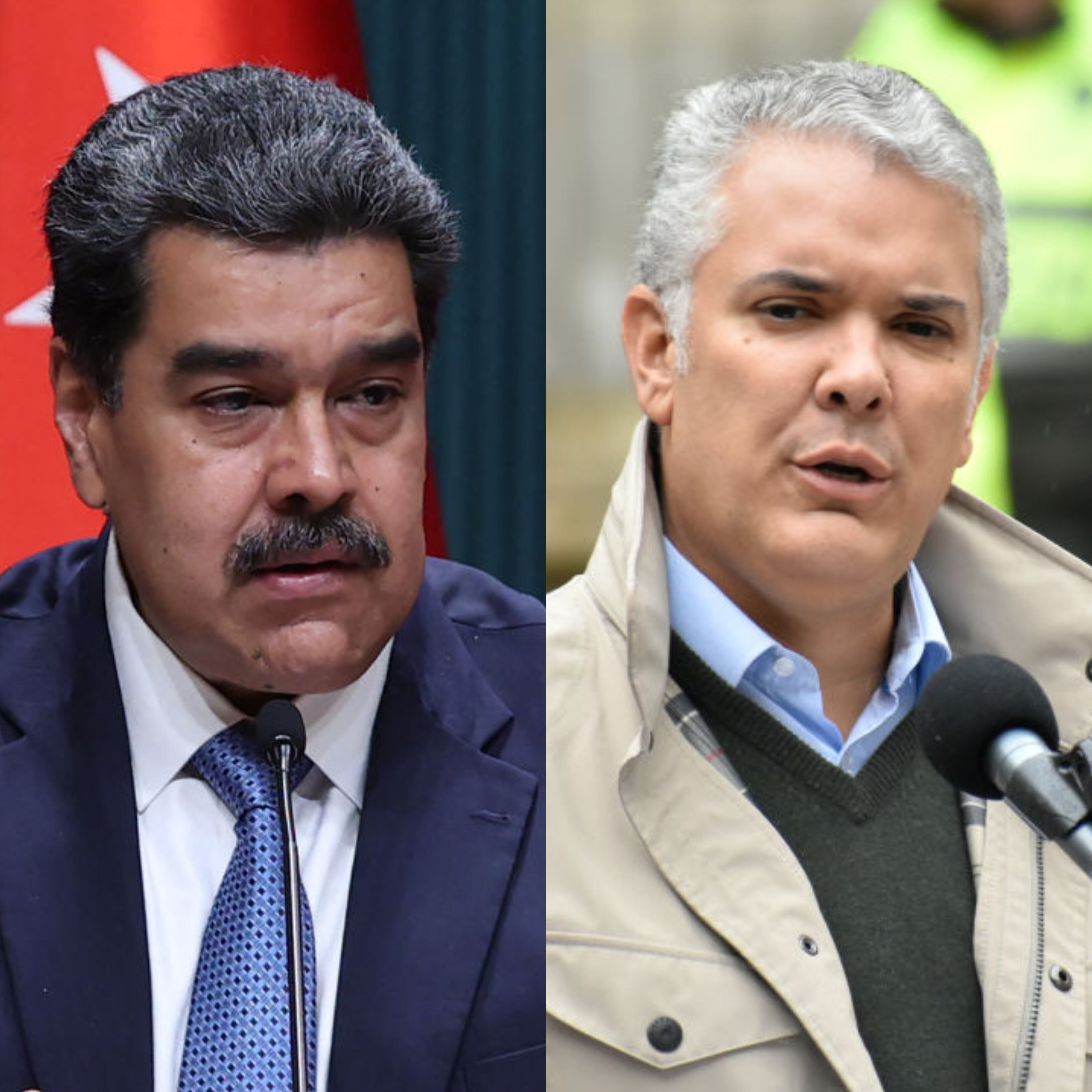 Nicolás Maduro e Iván Duque. Foto: Getty Images