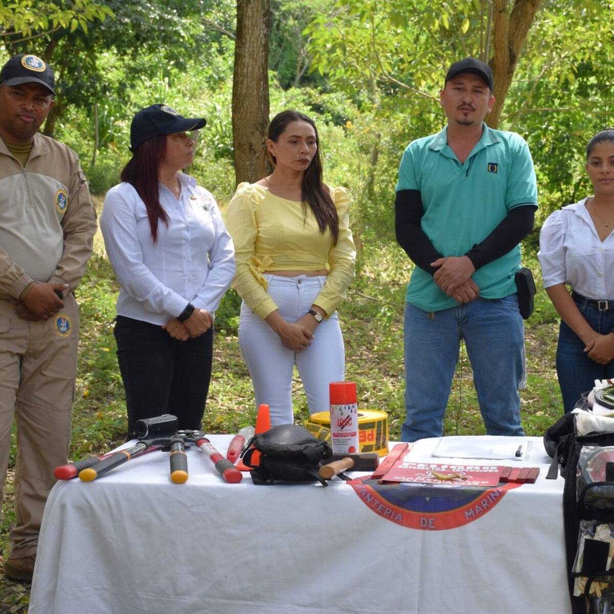 Campesinos de los Montes de María recibieron dos zonas libres de minas antipersona