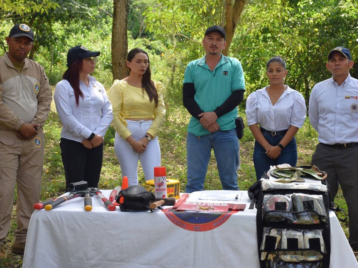 Campesinos de los Montes de María recibieron dos zonas libres de minas antipersona