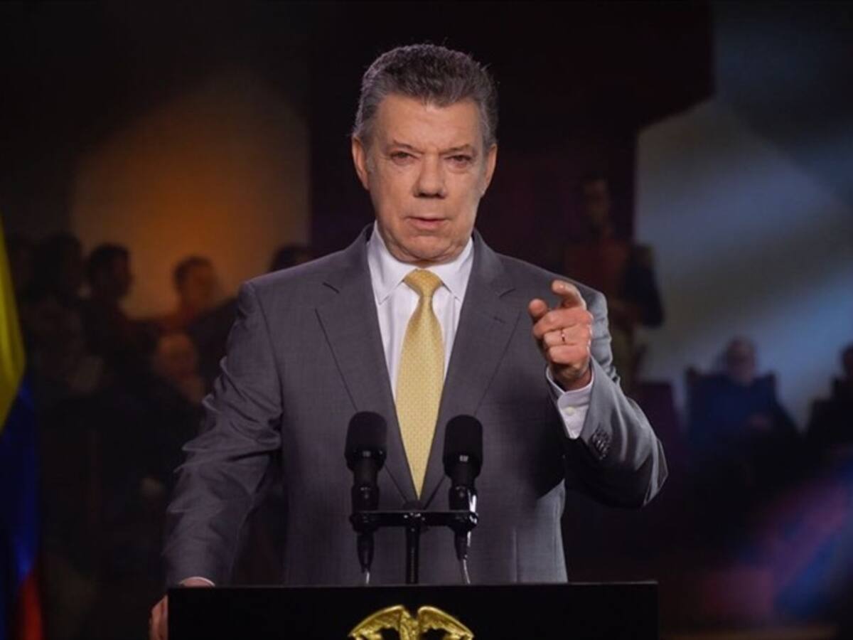 Santos pide a los colombianos que no dejen de ir a votar por el Mundial de Fútbol