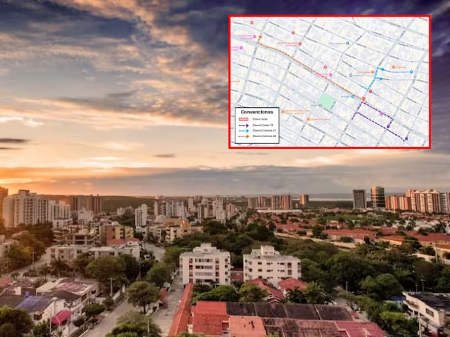 Programación de cierres viales en Barranquilla por obras y grabaciones