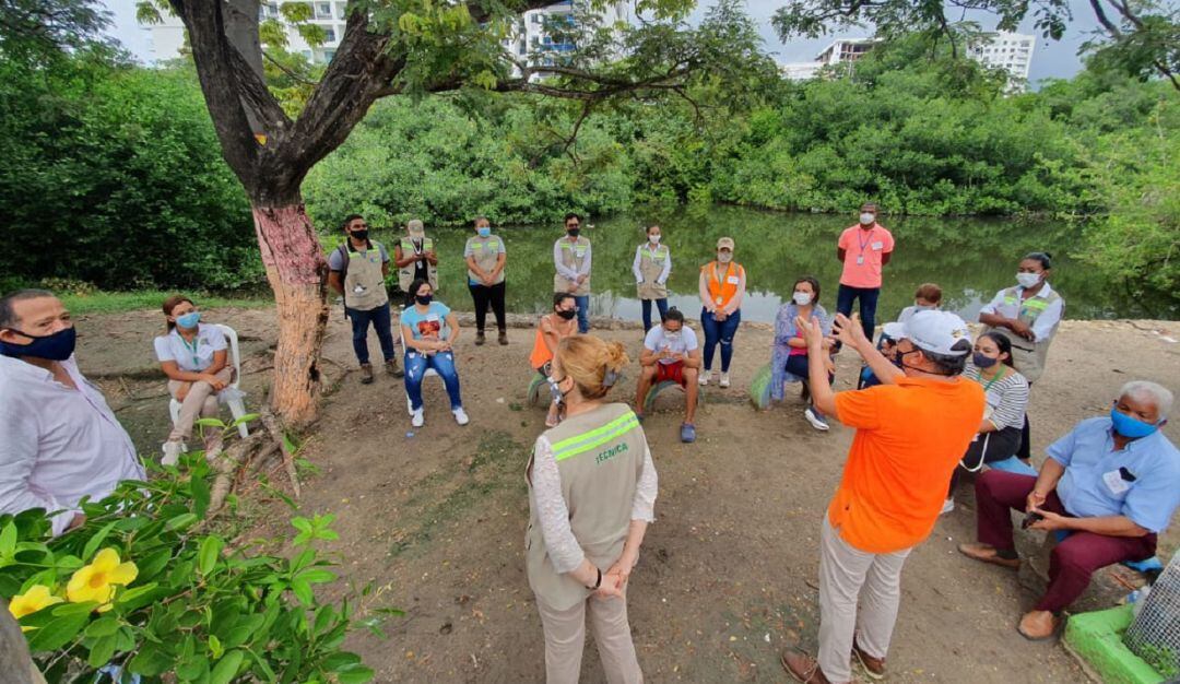 Jornadas de educación ambiental realizadas en zonas aledañas al caño Juan Angola