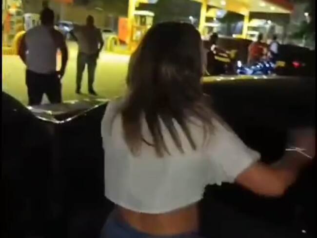 Captura del video del incidente