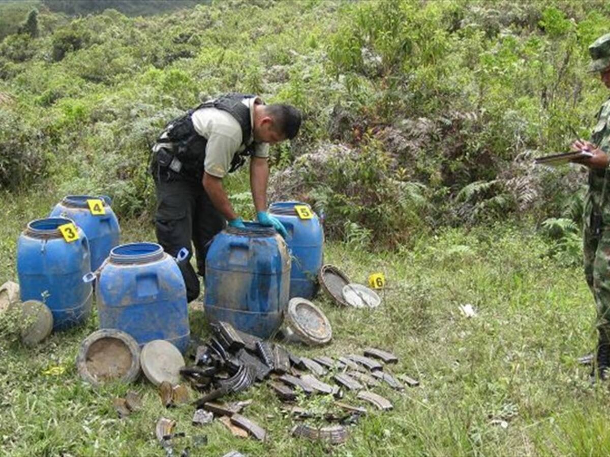 Las Farc esperan entregar "la mayoría" de las caletas declaradas