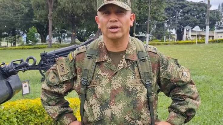 Coronel Pedro Iván Gonzaléz, comandante de la Policía en el Quindío