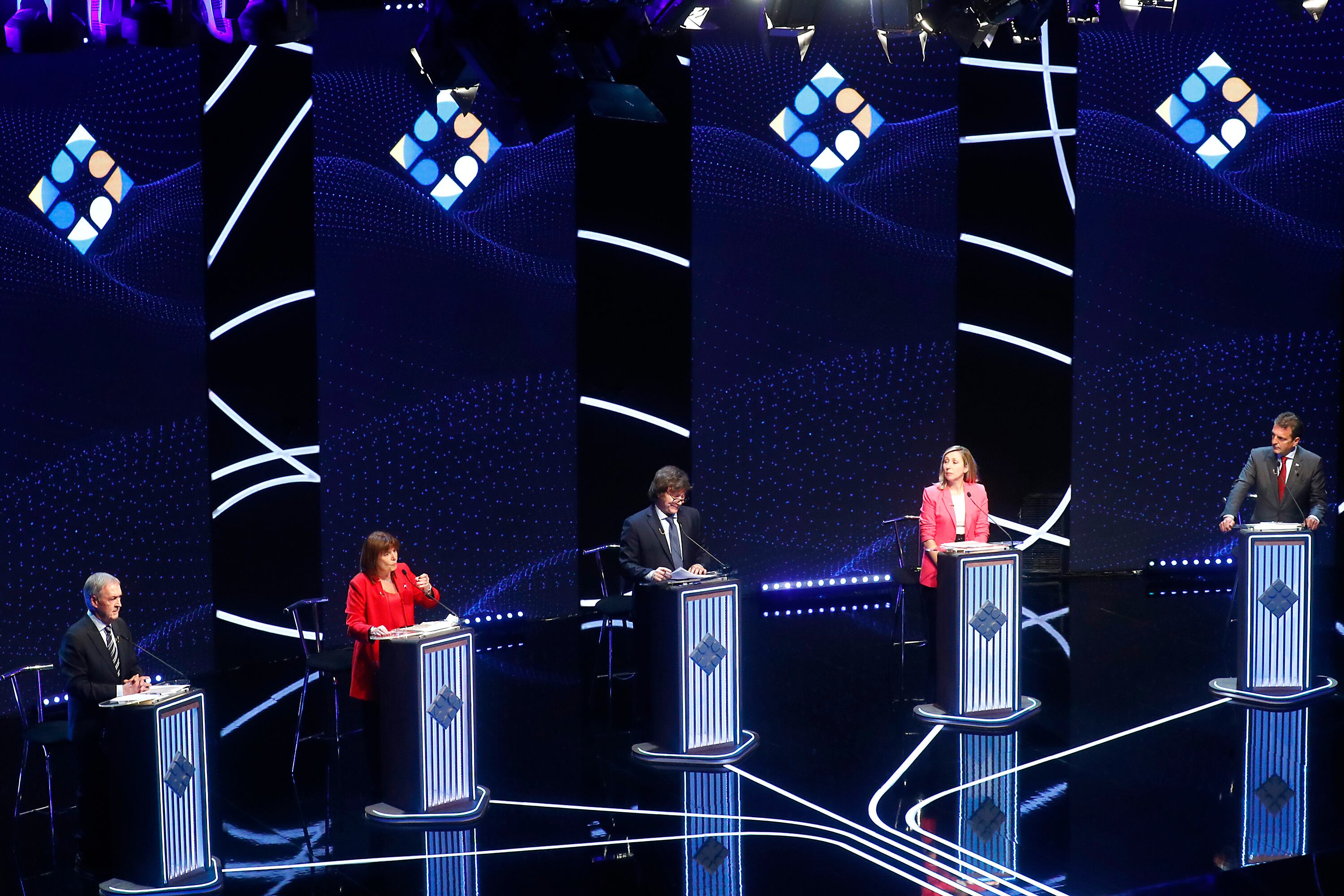 Los candidatos presidenciales, en Buenos Aires, Argentina. (Foto de Agustín Marcarián - Pool/Getty Images)