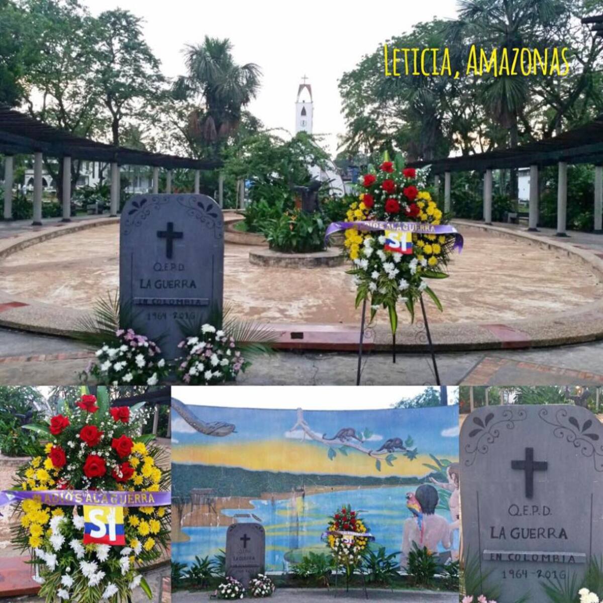 Las zonas más golpeadas por la guerra en Colombia también se sumaron a la celebración del fin de la guerra.