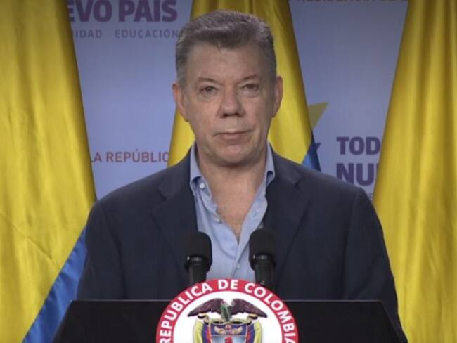 Santos espera que cese el fuego con ELN sea renovado luego del 9 de enero