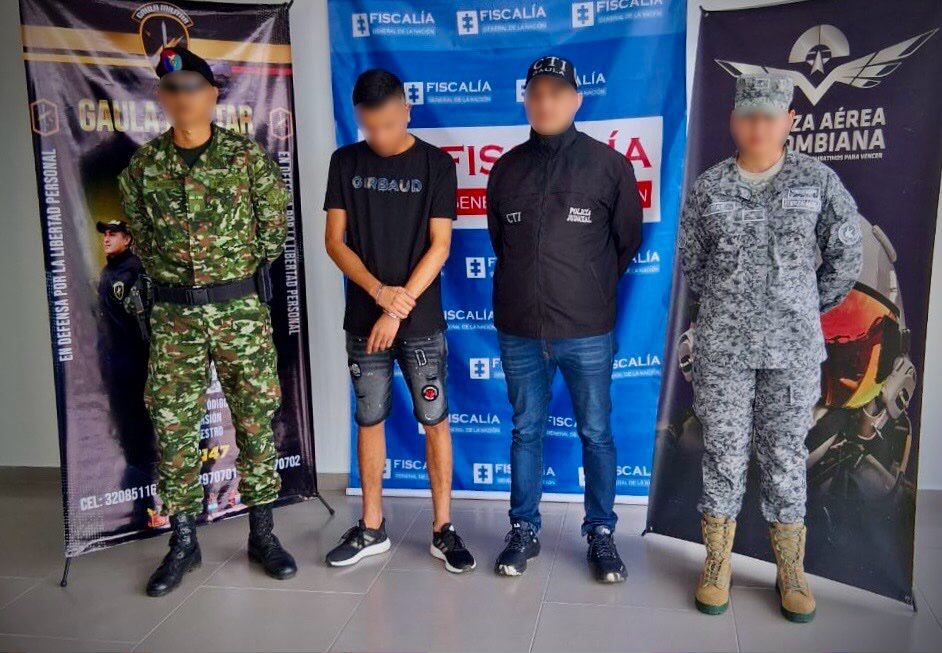 Alias Miro fue capturado en Villavicencio. / Foto: Gaulas Militares.