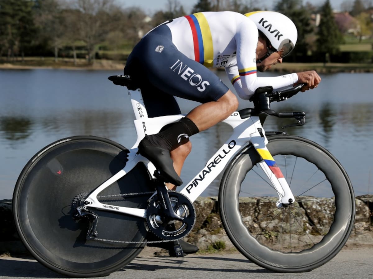 Daniel Martínez, décimo en la CRI y mejor colombiano en la París-Niza