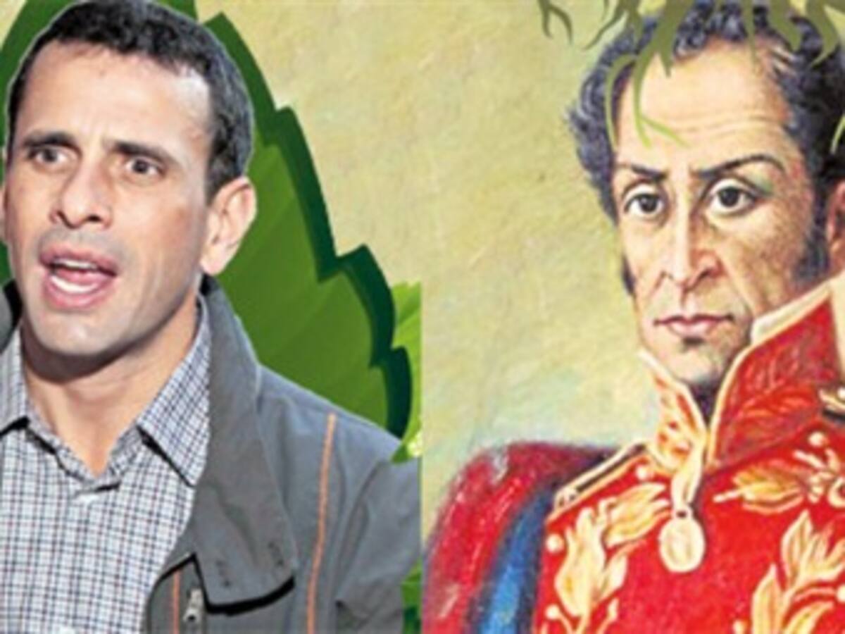 Chavistas desestiman teoría que asegura que Capriles es descendiente de Simón Bolívar