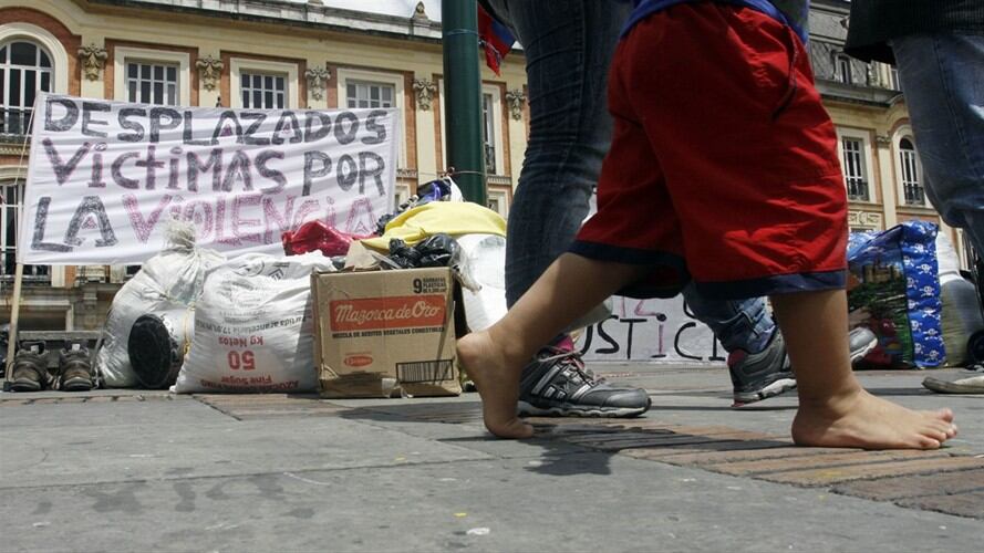 Desplazados por la violencia del país/ Imagen de referencia. Foto: Colprensa.