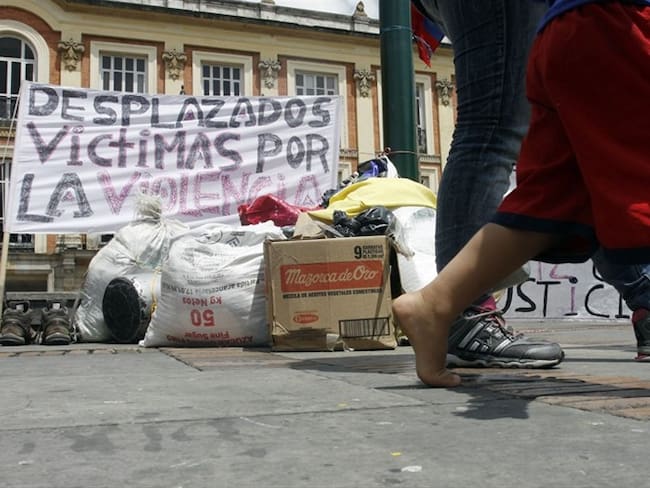 Bogotá es la ciudad de Colombia en donde más llegan los desplazados por la violencia del país/ Imagen de referencia. Foto: Colprensa.