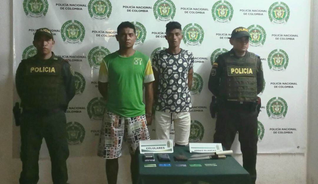 Momentos antes habían al parecer hurtado celulares a unos habitantes de la población