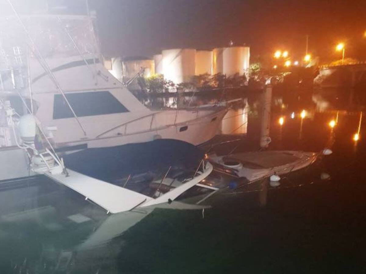 Autoridades marítimas de Cartagena investigan hundimiento de yate