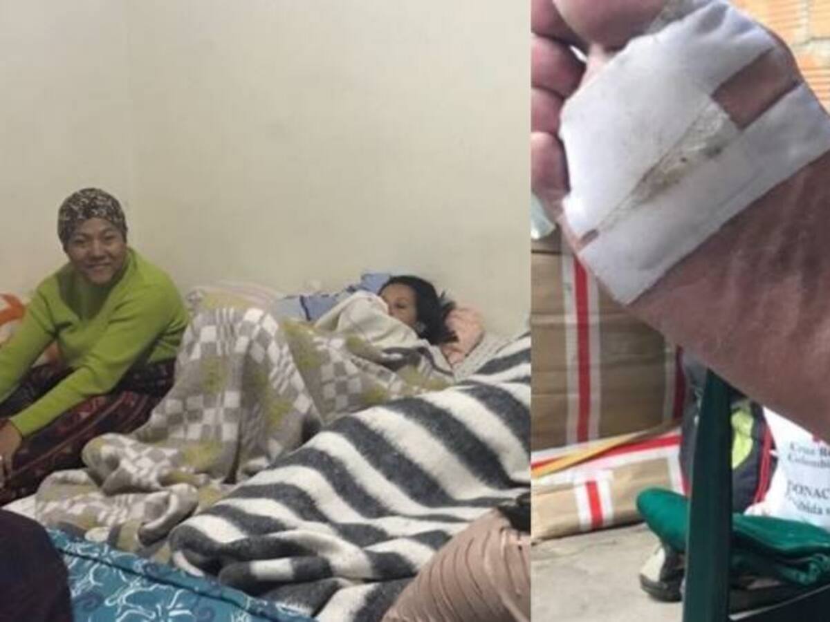 Una noche en el refugio de caminantes venezolanos