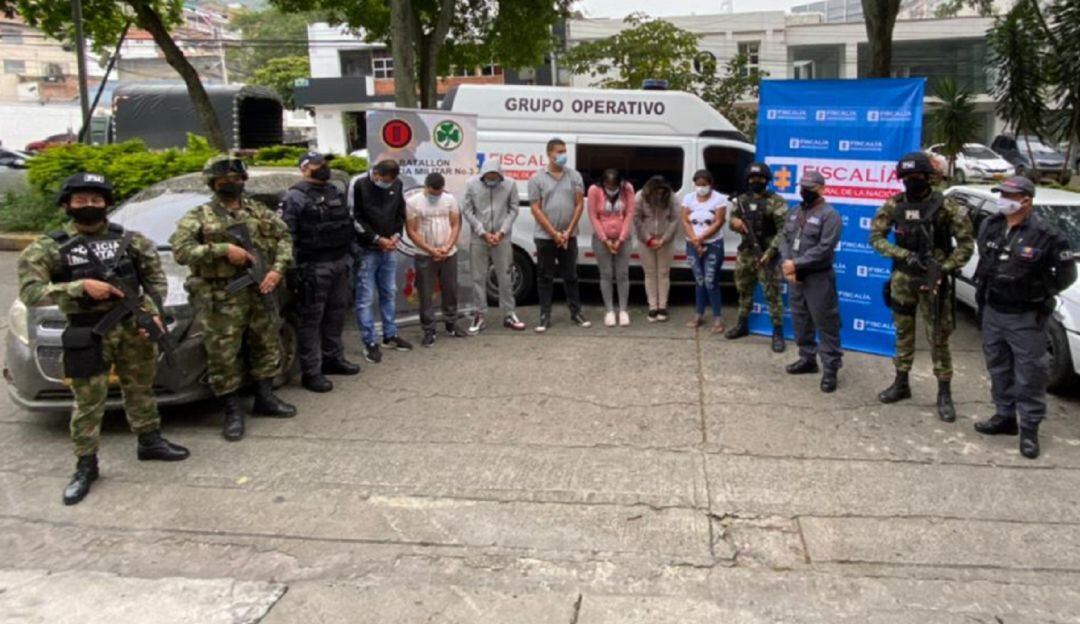 Esta red tendrían nexos con el grupo disidente de la Farc ‘Dagoberto Ramos’.