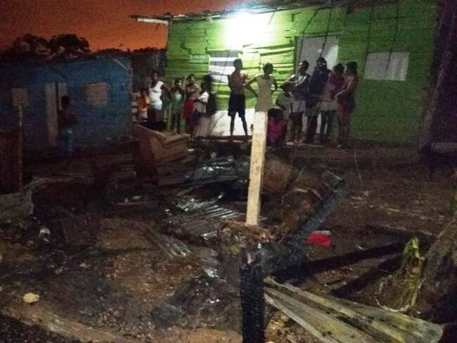 En Cartagena, incendio en las faldas de la Popa deja 2 personas afectadas