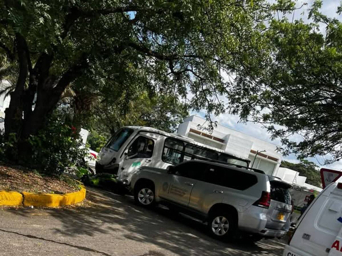 Dos policías resultaron heridos en accidente de tránsito en Los Patios