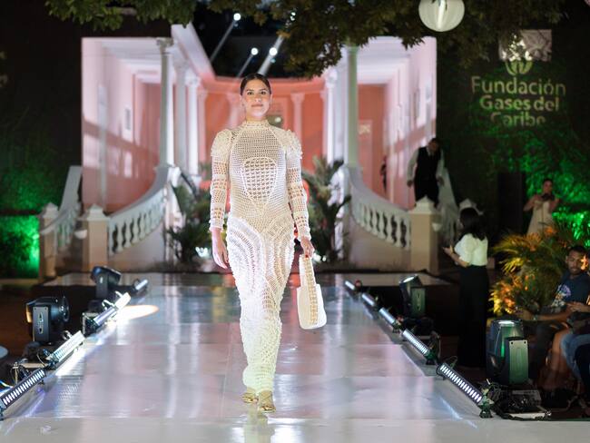 Desfile del lanzamiento de la colección "Arte y tejido"./ Foto: Fundación Gases del Caribe