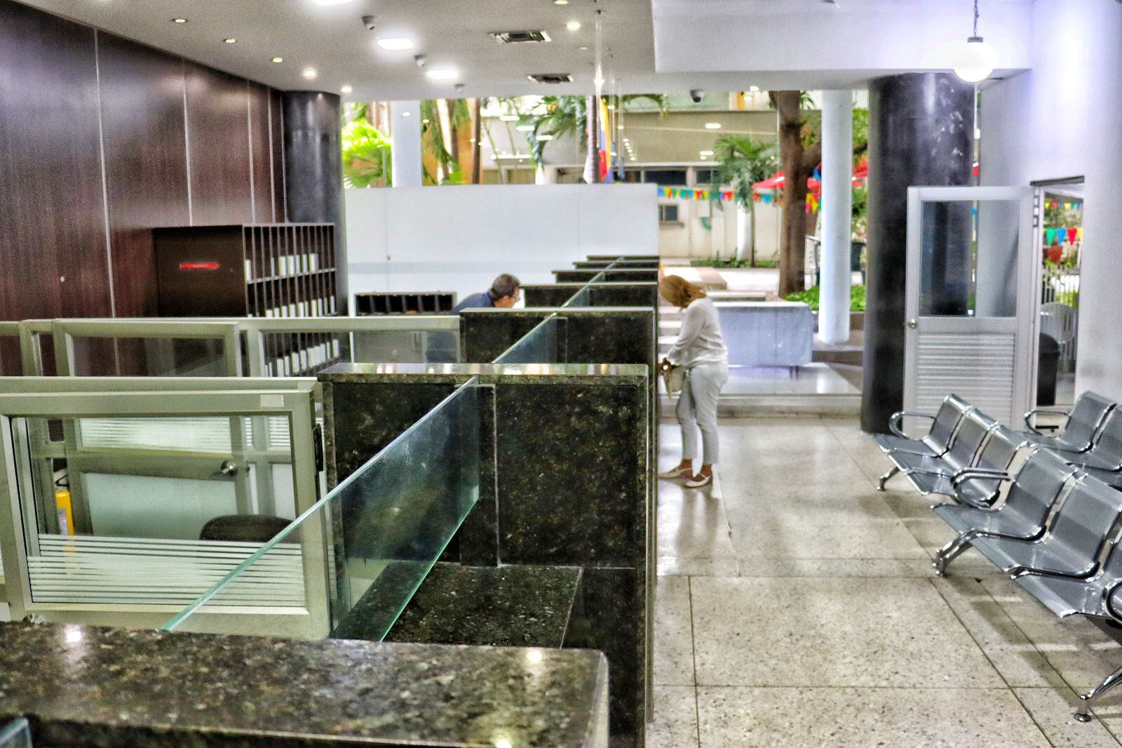 Oficina de pasaportes. Fogo: Gobernación del Atlántico.