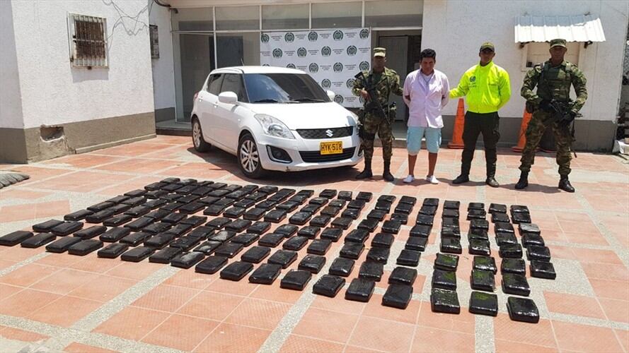 Incautan marihuana que sería enviada a EE.UU. desde el norte del Cauca. Foto: Ejército