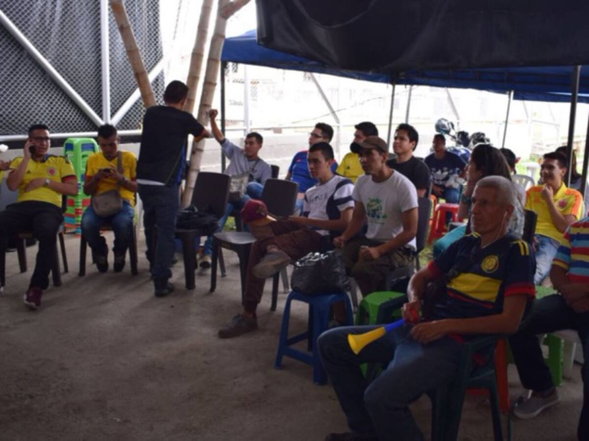 Así vivieron triunfo de la Selección Colombia ex guerrilleros de las Farc