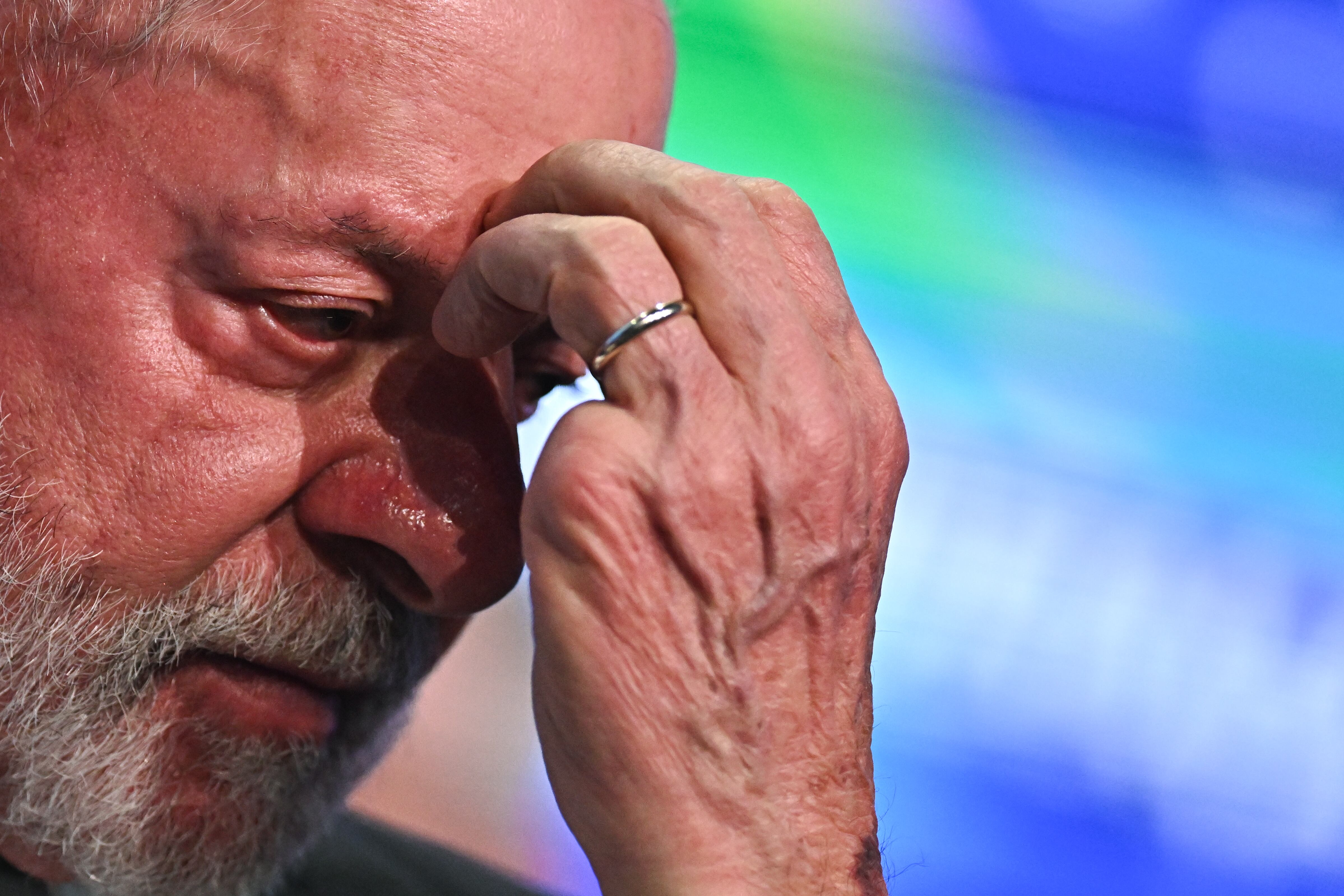 AME9364. BRASILIA (BRASIL), 20/05/2025.- El presidente de Brasil, Luiz Inácio Lula da Silva, asiste a la apertura de la XXV Marcha Anual de Alcaldes de la Confederación Nacional de Municipios (CNM) este martes, en el Centro de Convenciones Internacional (CICB) en Brasilia (Brasil). EFE/Andre Borges