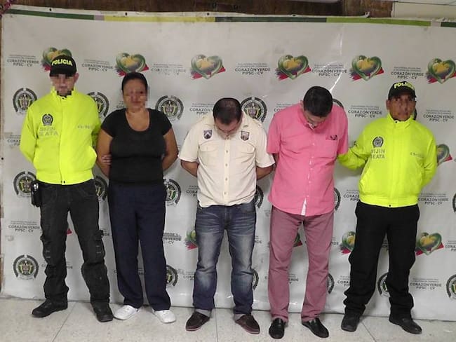 Presuntos delincuentes, banda &quot;Los Aledaños&quot;, capturados en Barranquilla.