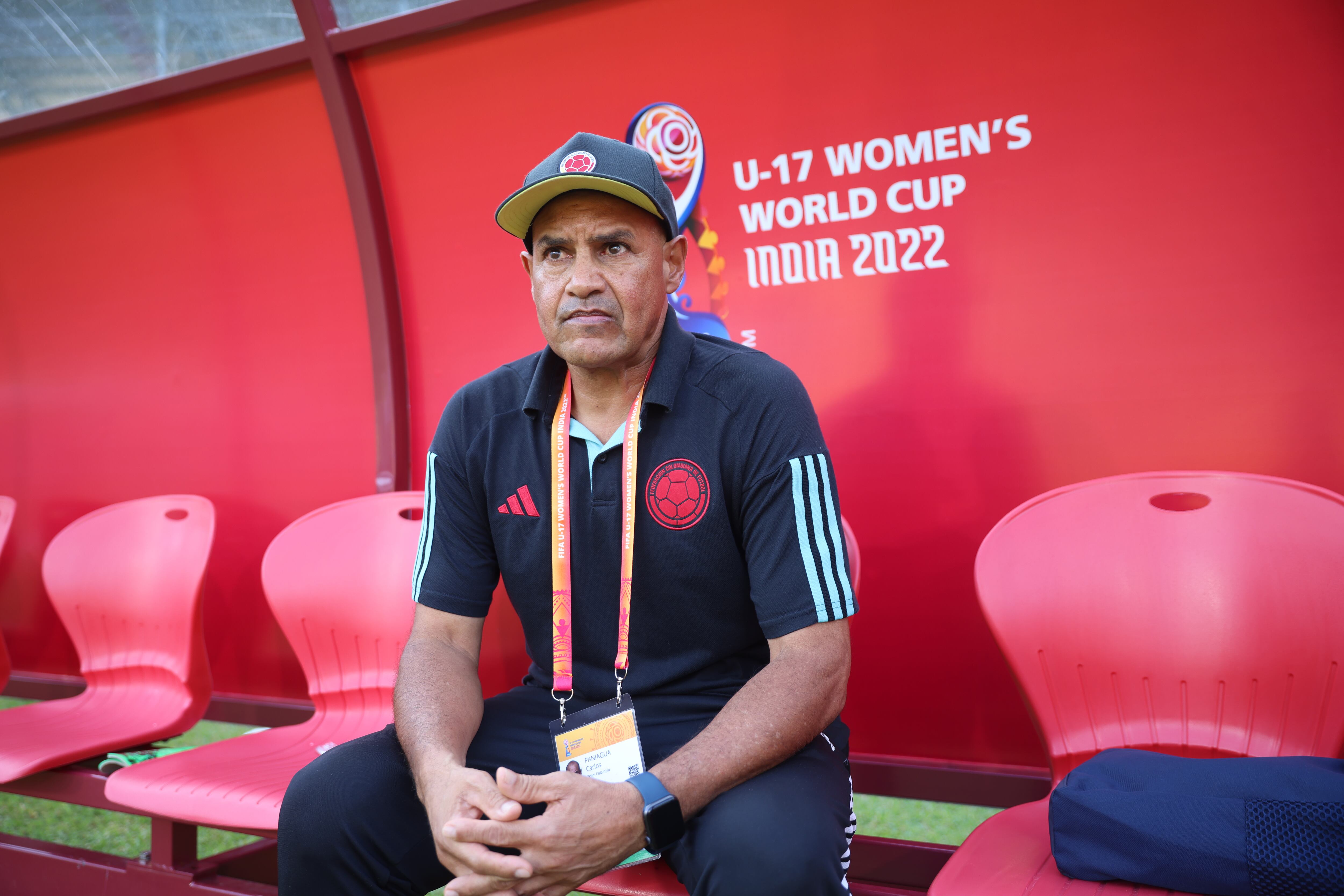 Carlos Paniagua, entrenador de la Selección Colombia femenina sub-17.