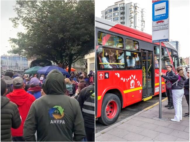 Bloqueos 15 de mayo, 2024. Imagen de referencia vía Getty Images