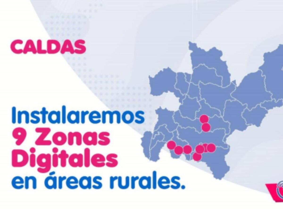 9 zonas de Caldas que no tienen conexión a internet, accederán al servicio