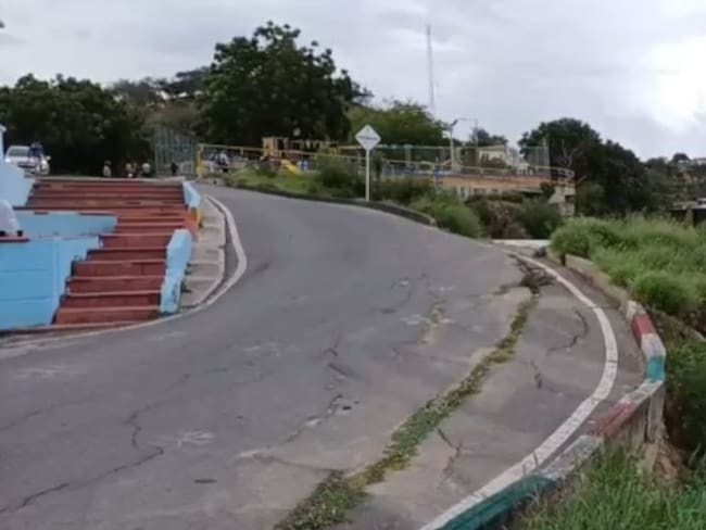 Riesgo inminente de colapso de un monumento en Cúcuta