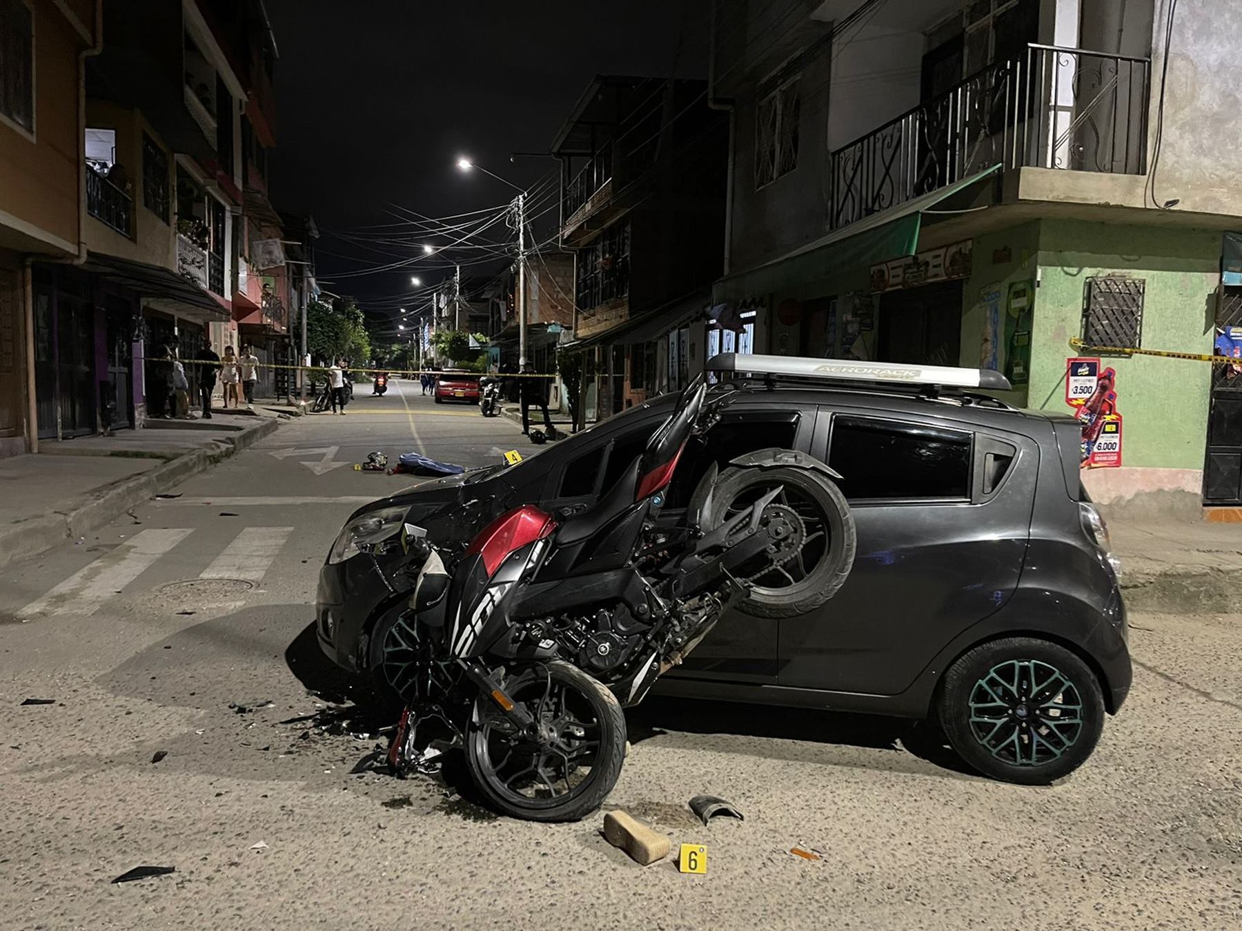 Accidente en el barrio Modelia de Ibagué
