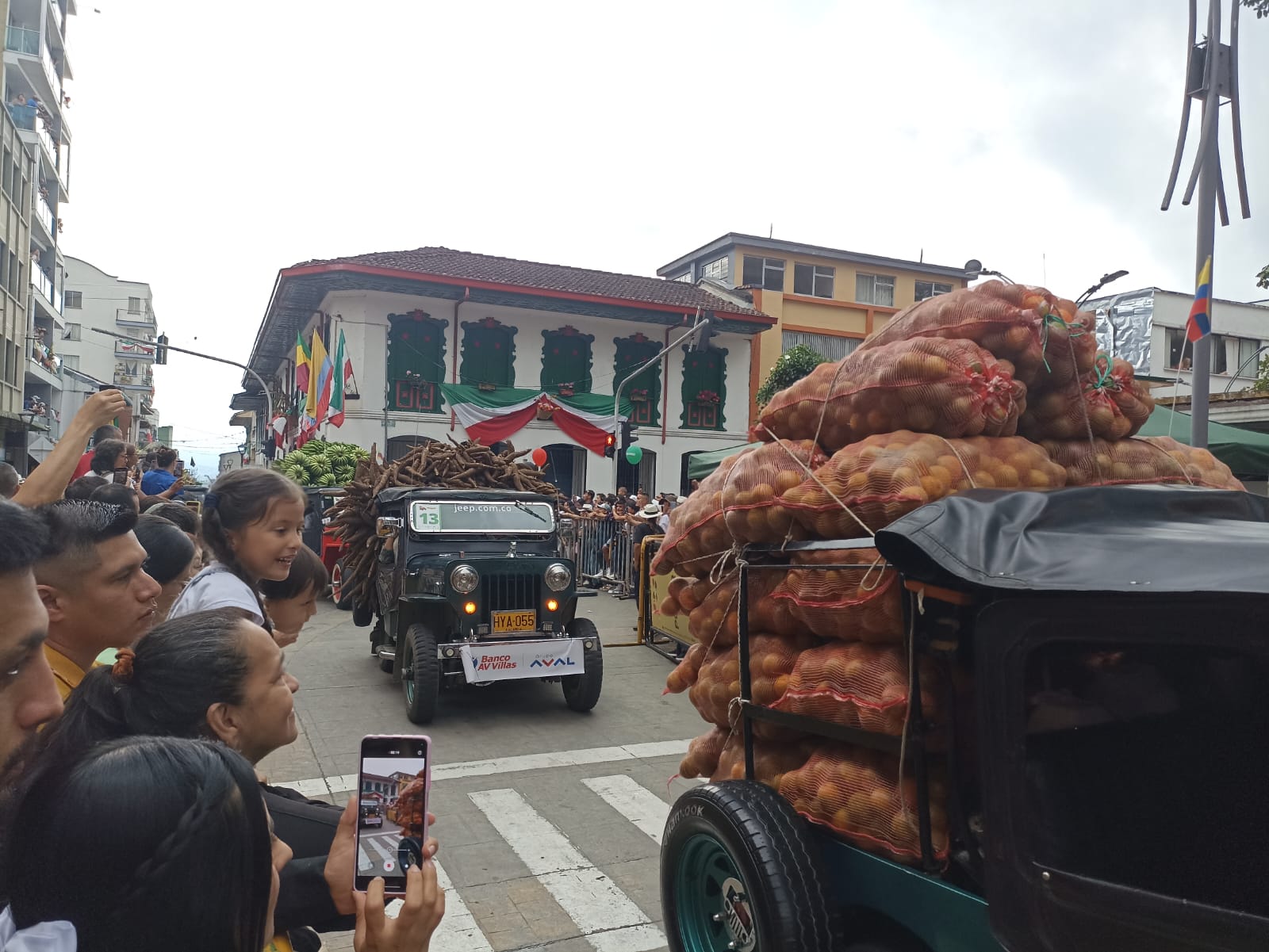 Hoy Desfile del Yipao en Calarcá, Quindío. Foto: Adrián Trejos