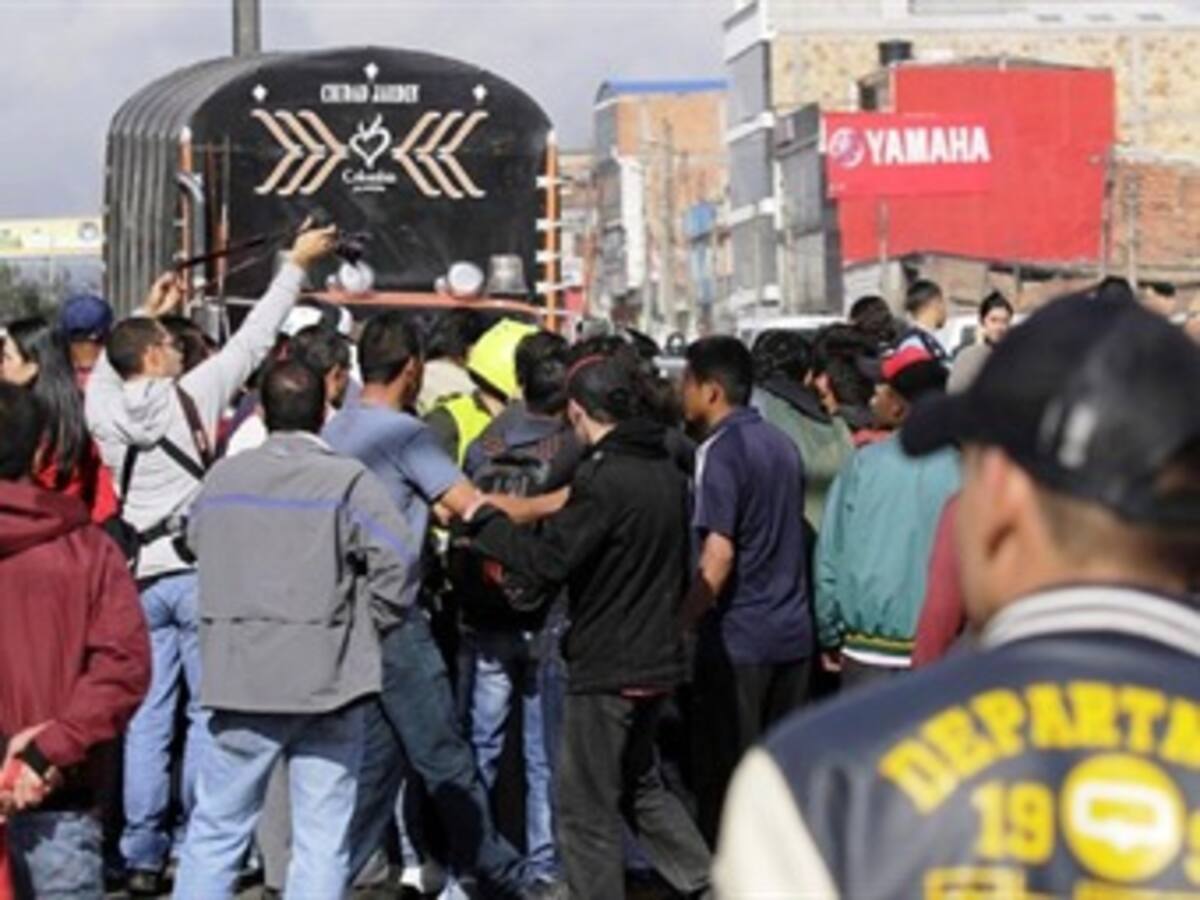 Autoridades en alerta por paro de transportadores de Soacha