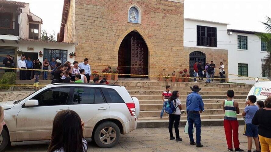 Declaran profanado el templo del corregimiento de Cite por crimen de menor de tres años. Foto: Policía Nacional