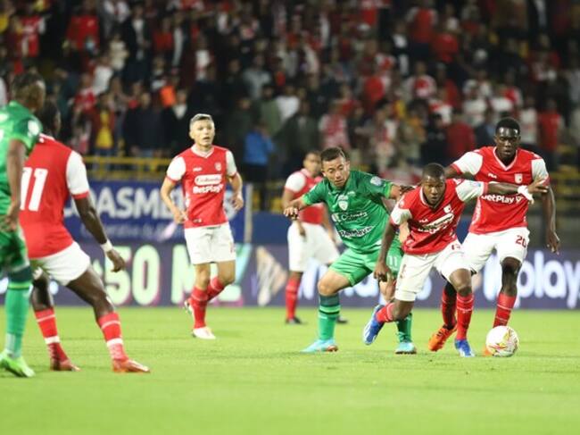 La Equidad y Santa Fe se enfrentaron en el estadio de Techo / Colprensa.