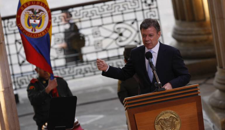 Presidente de Colombia, Juan Manuel Santos.