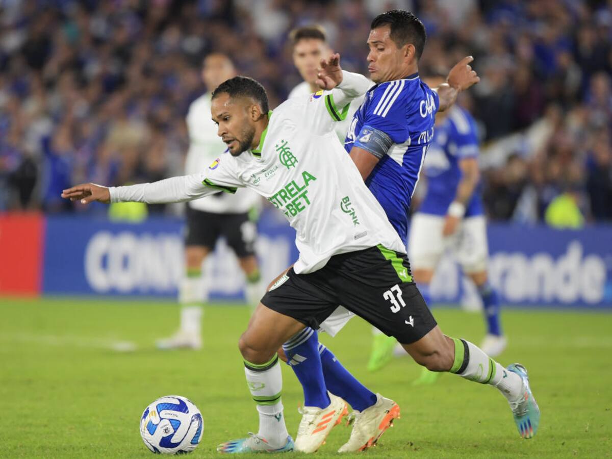 Millonarios empata ante un defensivo América MG en Copa Sudamericana