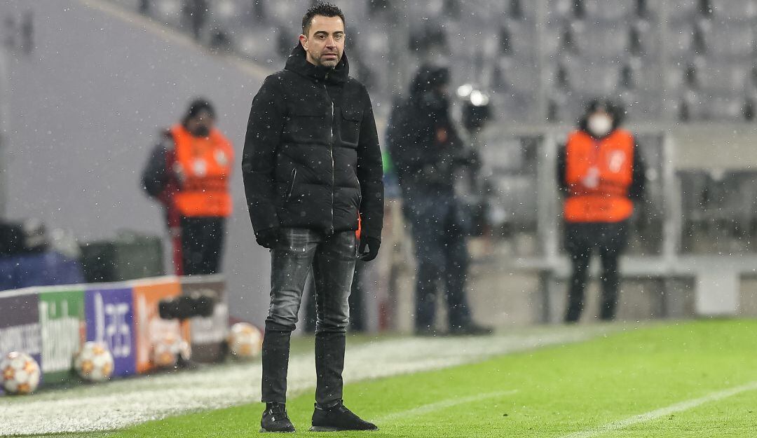 Xavi Hernández sumó su primera derrota en Champions con el Barcelona.