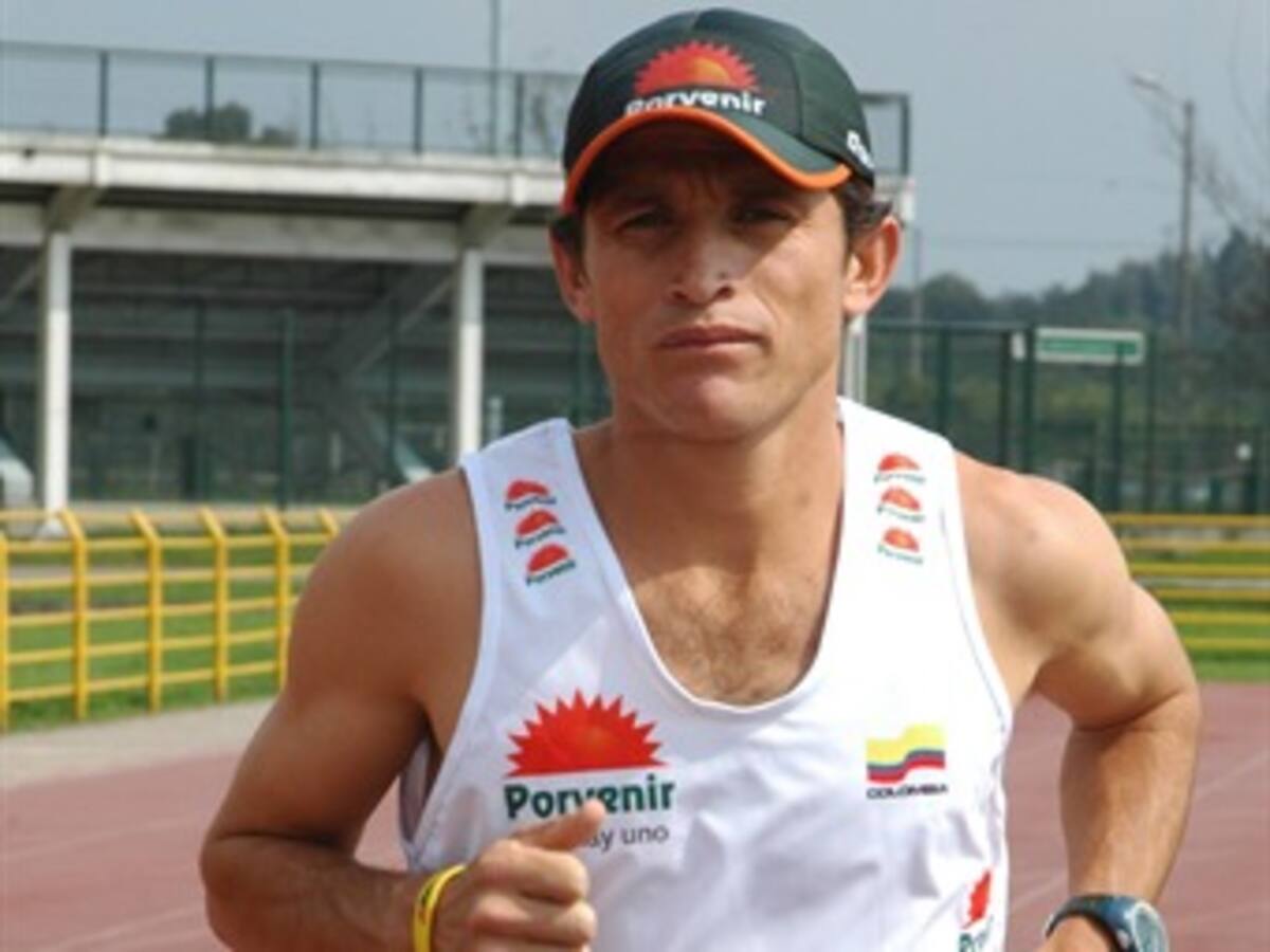 El atleta colombiano Juan Carlos Cardona fue cuarto en la Media Maratón de Lowenbrau