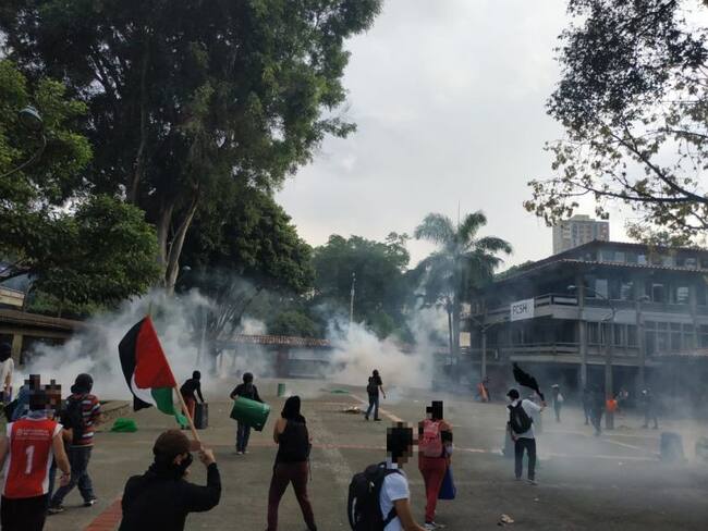 Un docente de la UdeA fue lesionado por el ESMAD