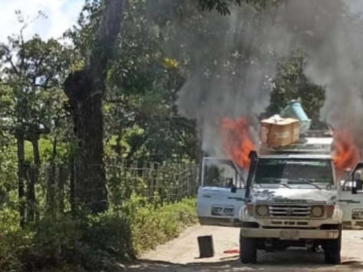 Incineran vehículo en El Tambo, Cauca