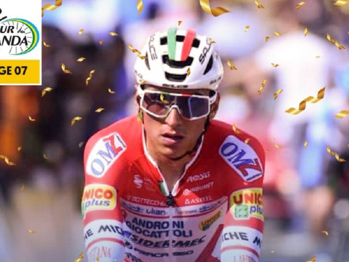 Jonathan Restrepo voló y se llevó la séptima etapa del Tour de Ruanda