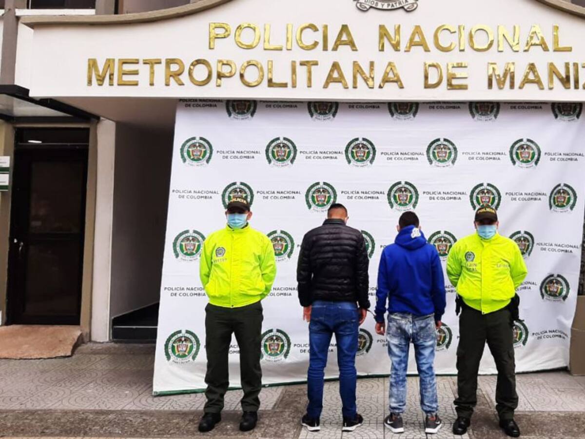 Hombres dedicados al hurto de viviendas en Manizales, fueron capturados