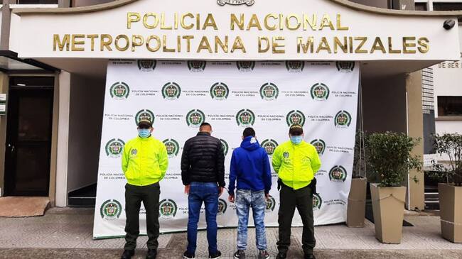 Foto: Enviada desde la Policía Metropolitana Manizales.