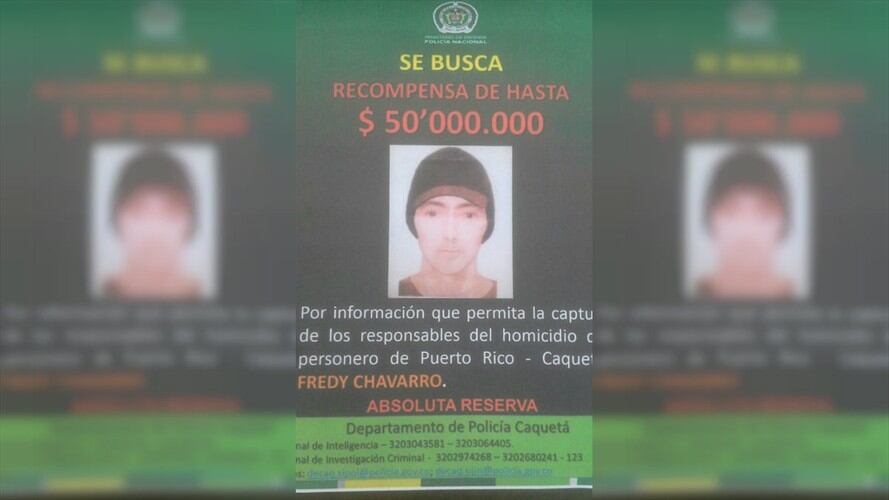 Revelan retrato hablado de presunto asesino de personero de Puerto Rico. Foto: Cortesía Policía Nacional