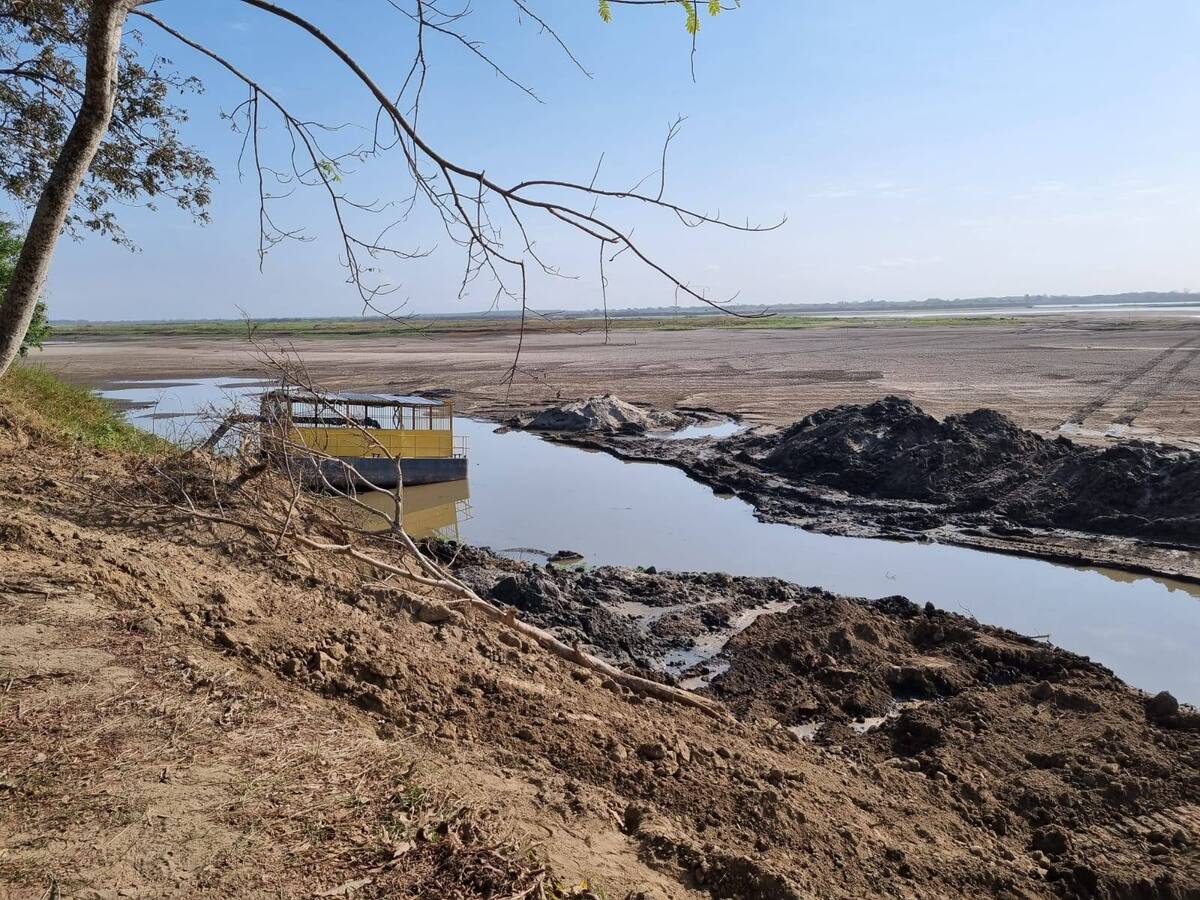 Niveles del río Magdalena en sur del Atlántico podrían llegar a estar por debajo de los dos metros